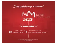 Rozpoczeło się głosowanie na projekty w ramach Żorskiego Budżetu Obywatelskiego 2027
