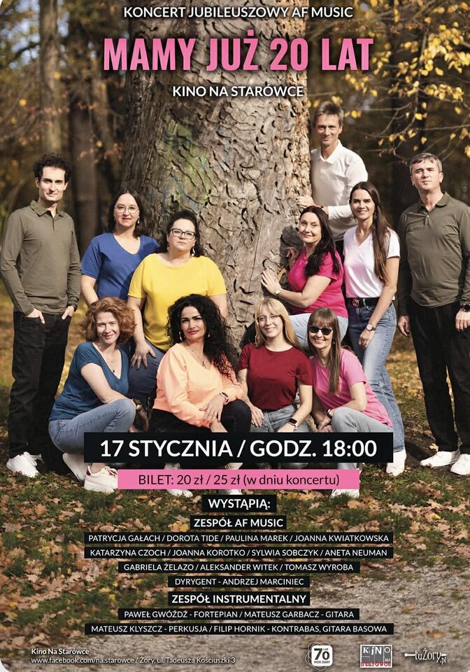 Koncert jubileuszowy z okazji 20-lecia zespołu AF Music