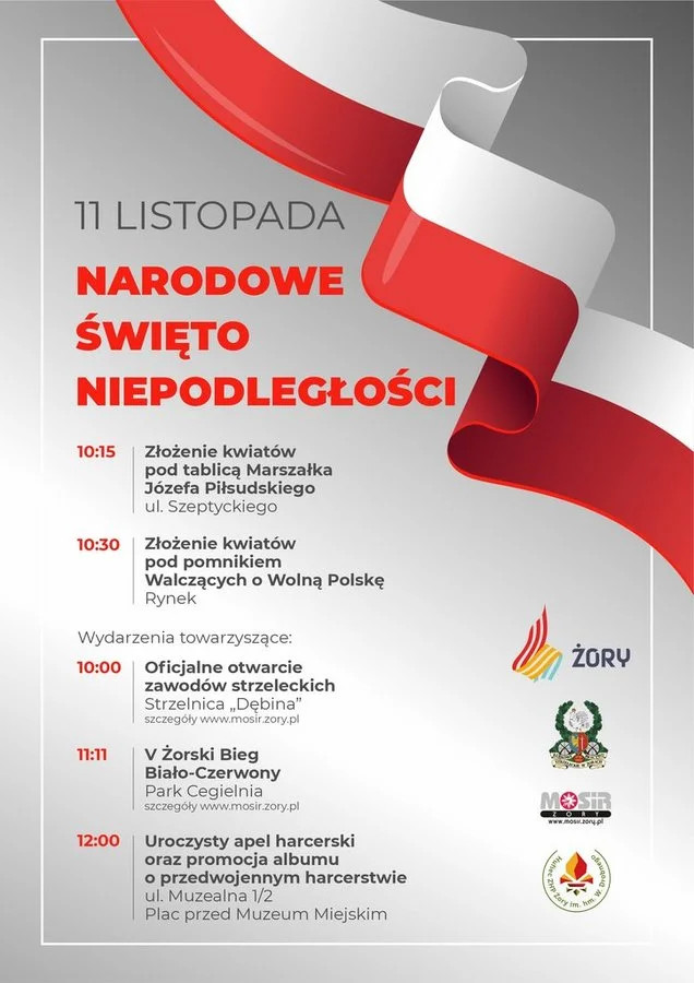 Narodowe Święto Niepodległości w Żorach. Co będzie się działo tego dnia w Żorach?