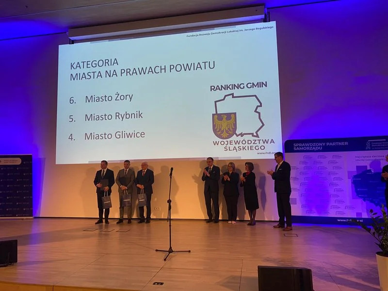 Ranking Gmin Województwa Śląskiego. Miasto Żory na wysokiej pozycji