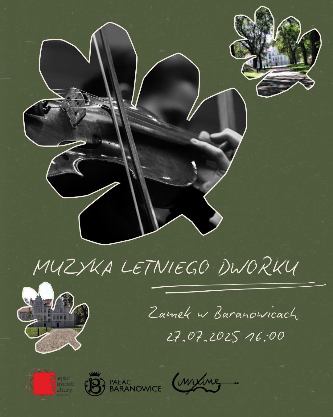 Muzyka Letniego Dworku - koncert plenerowy w Pałacu Baranowice
