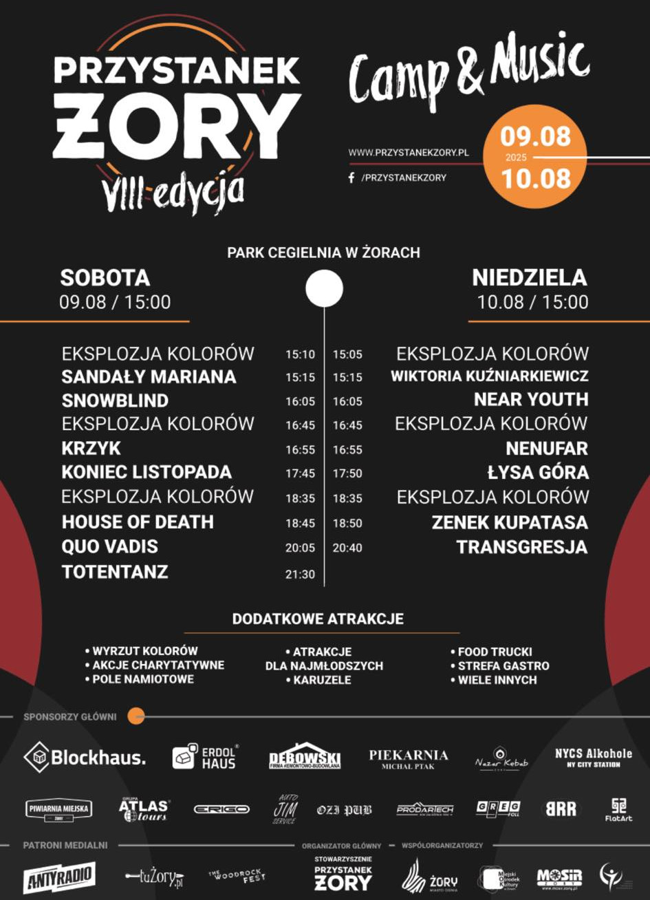 VIII Przystanek Żory - 9 i 10 sierpnia 2025