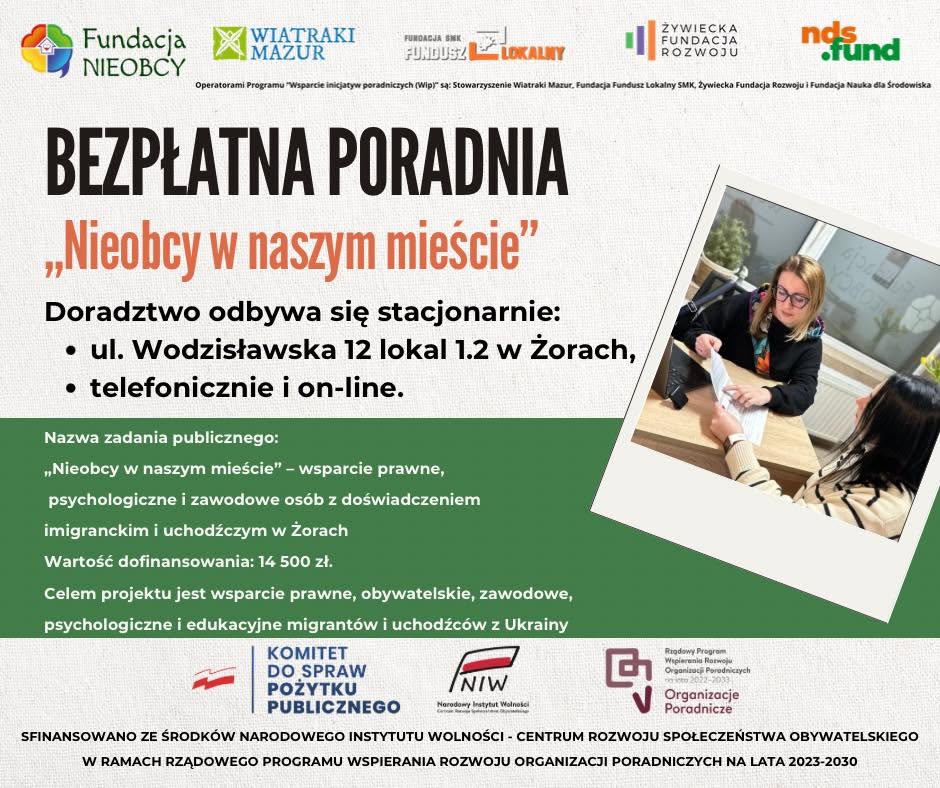Nieobcy w naszym mieście. Bezpłatna poradnia wsparcia dla osób z doświadczeniem migracyjnym