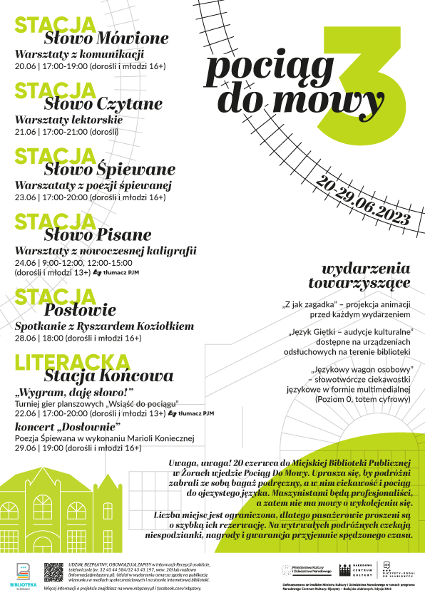 Trzecia edycja projektu "Pociąg do mowy"