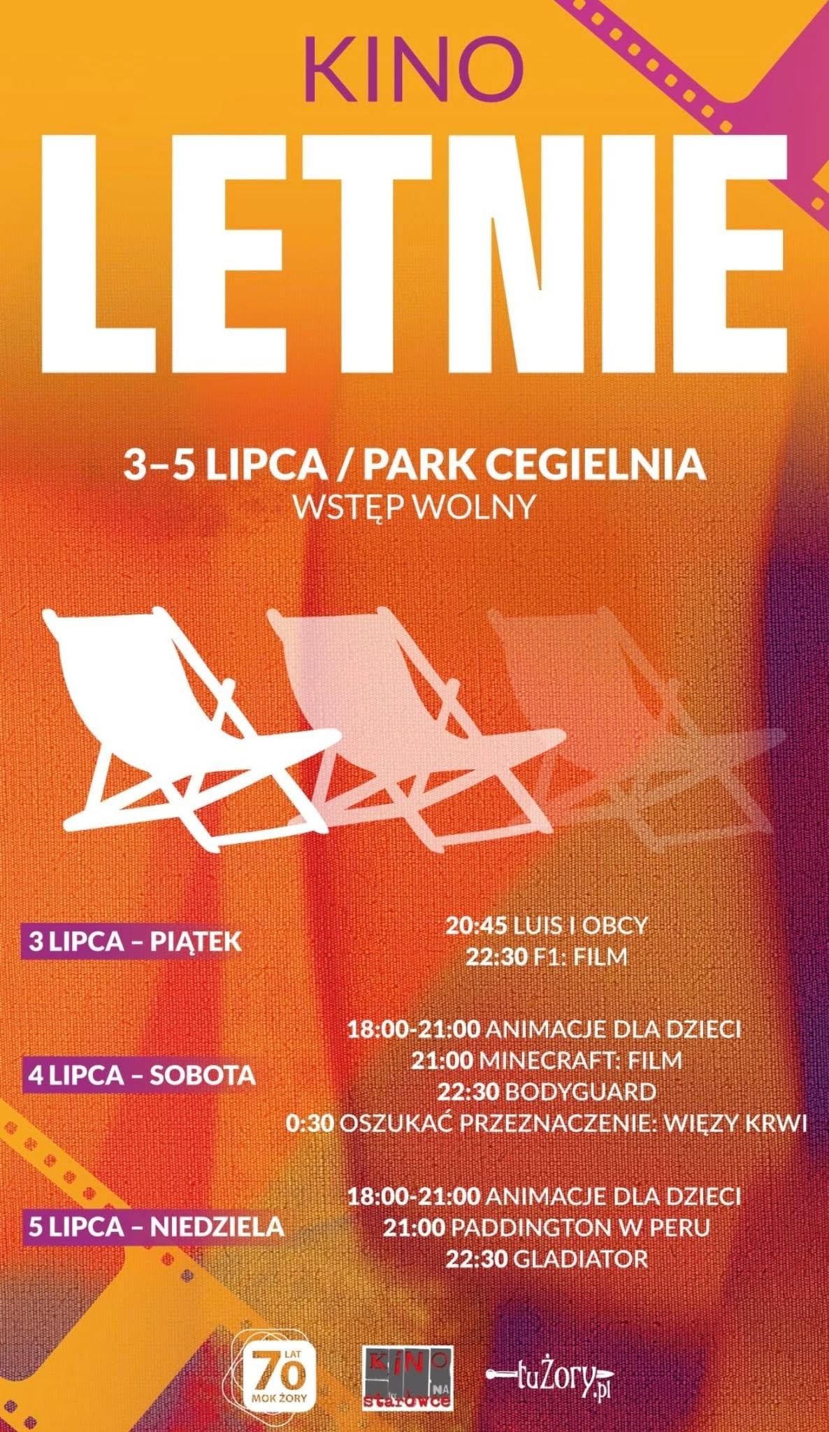 Kino Letnie w Parku Cegielnia już w pierwszy weekend lipca