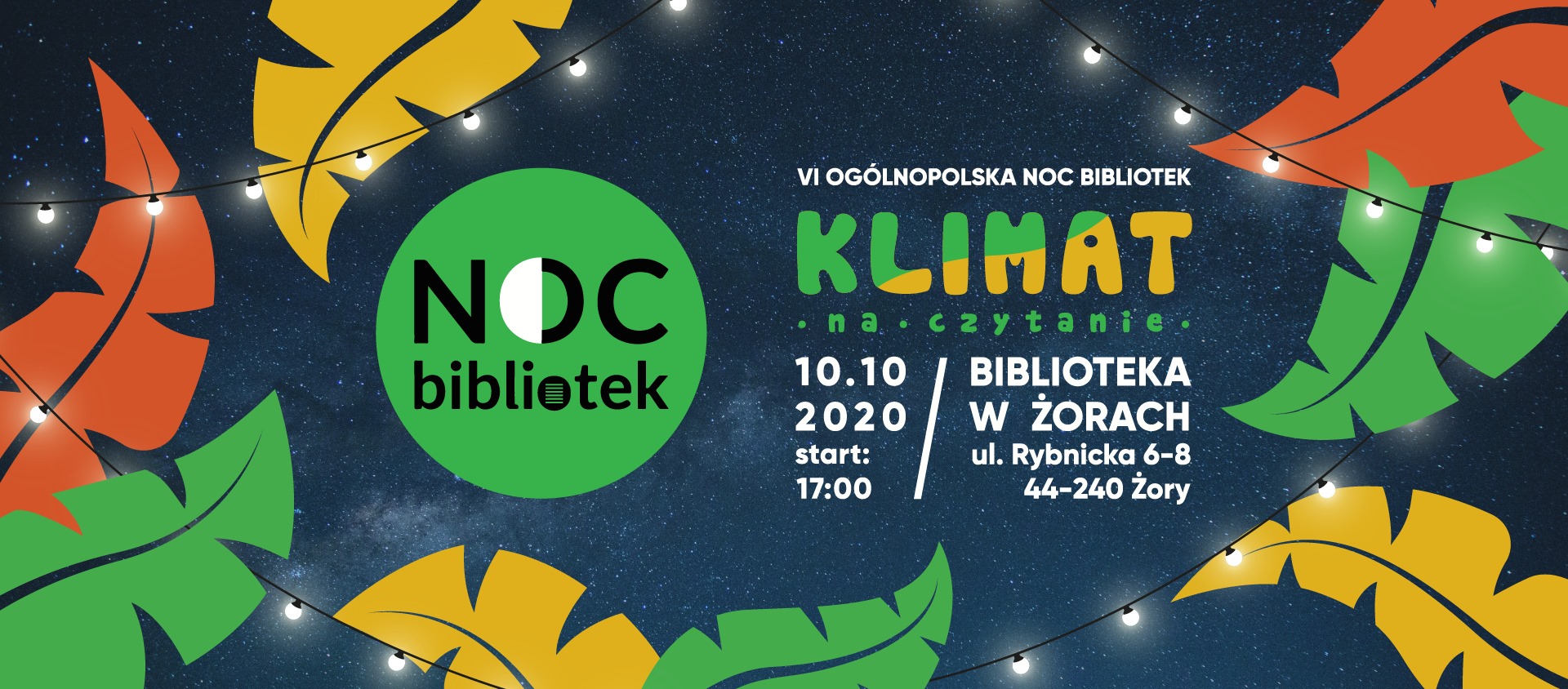 Klimat na czytanie - Noc Bibliotek 2020