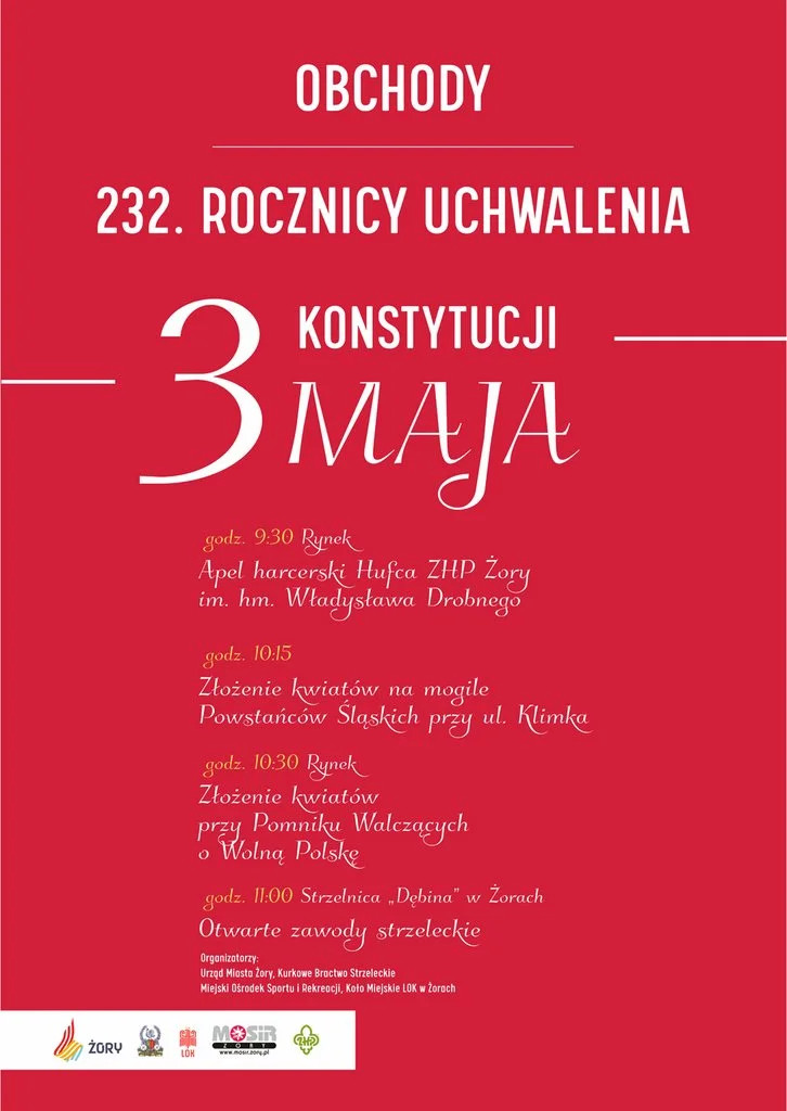 Obchody 232 rocznicy uchwalenia Konstytucji 3 Maja