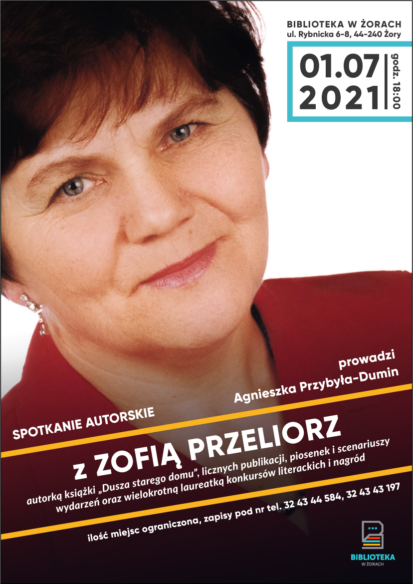 Spotkanie z Zofią Przeliorz w ramach obchodów 75 urodzin Biblioteki w Żorach