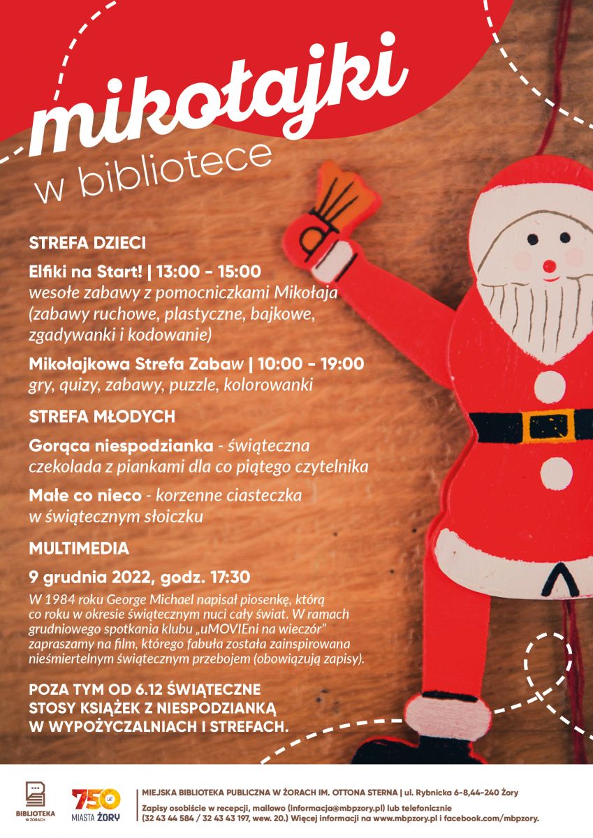 "Ho, ho, harce", czyli Mikołajki w bibliotece