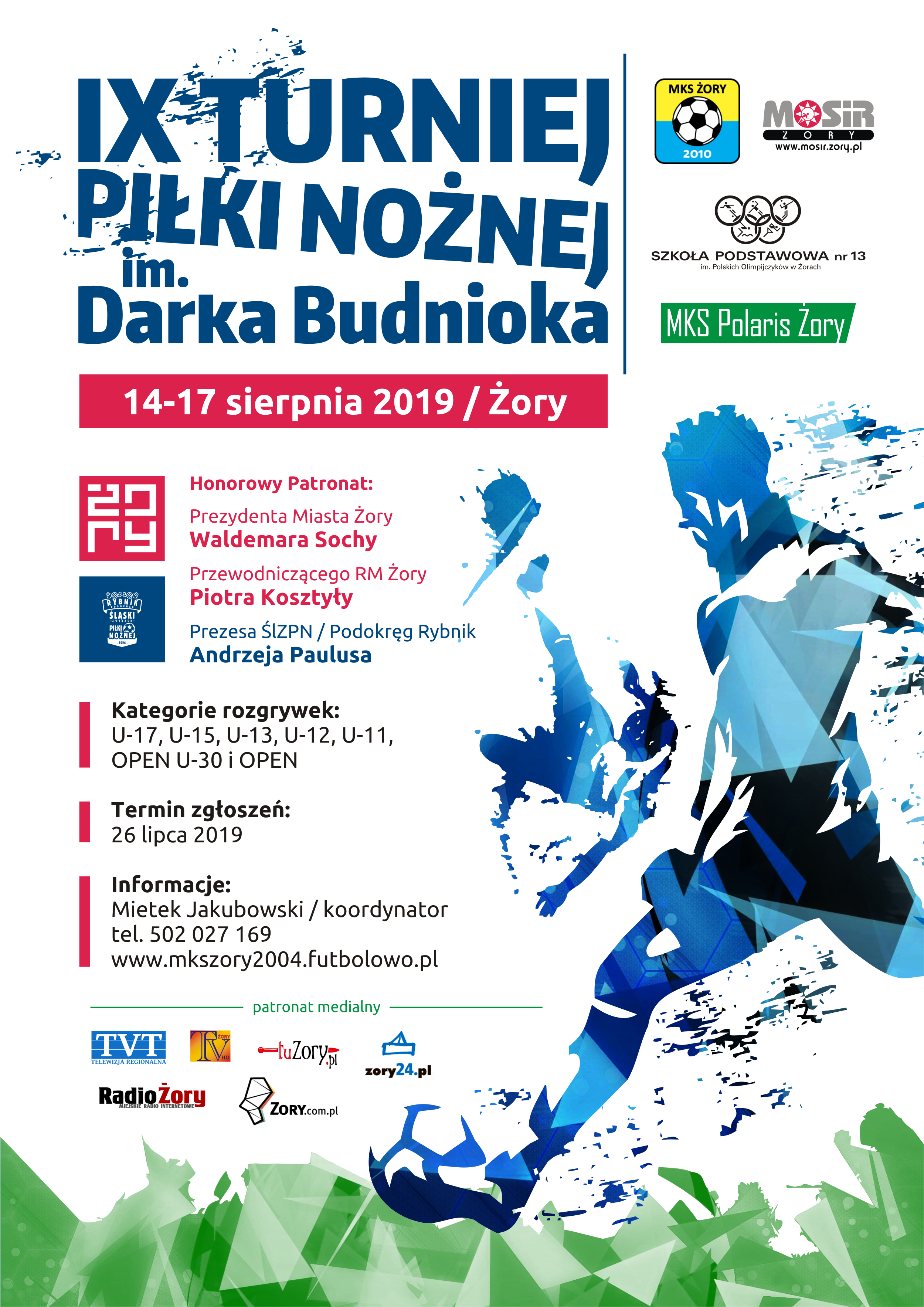 IX Turniej Piłki Nożnej im. Darka Budnioka - ŻORY 2019