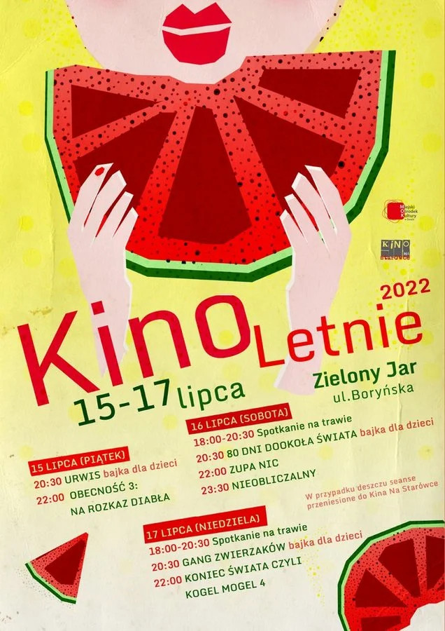Kino Letnie powraca. Już w najbliższy weekend seanse w Zielonym Jarze