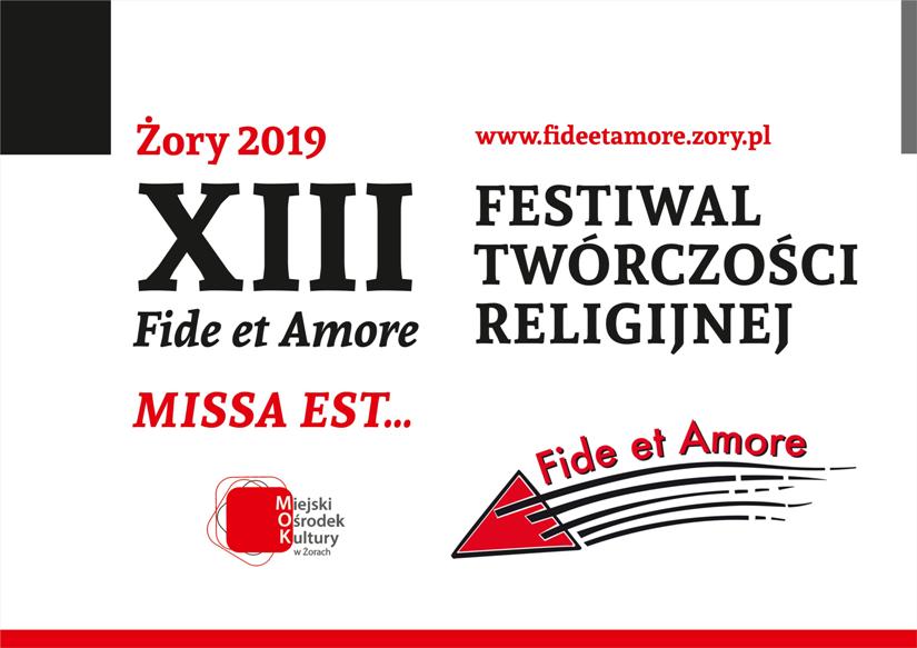 XIII Festiwal Twórczości Religijnej FIDE ET AMORE - program
