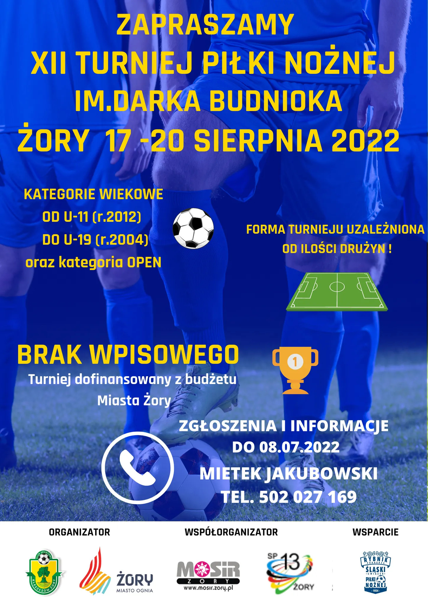 XII Turniej im. Darka Budnioka 17-20.08.2022