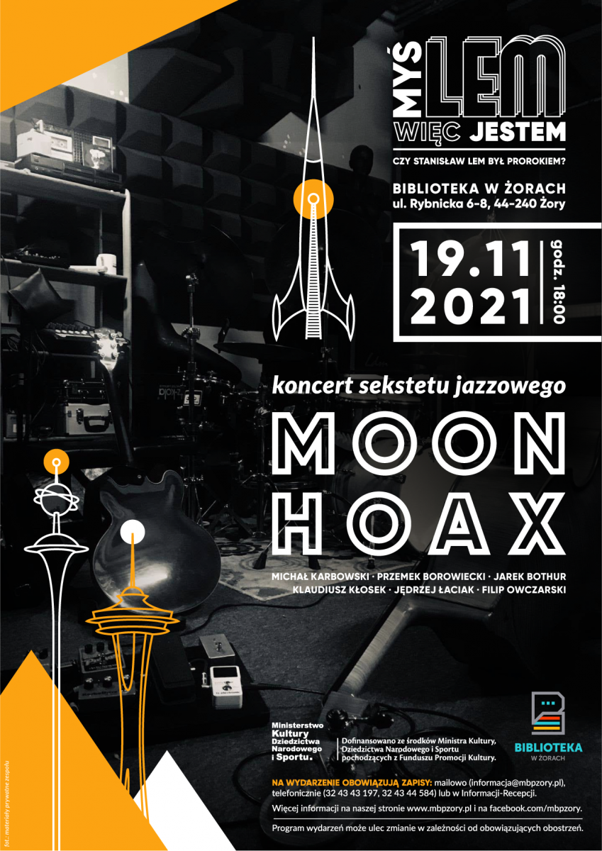 Koncert "Moon Hoax" w żorskiej bibliotece