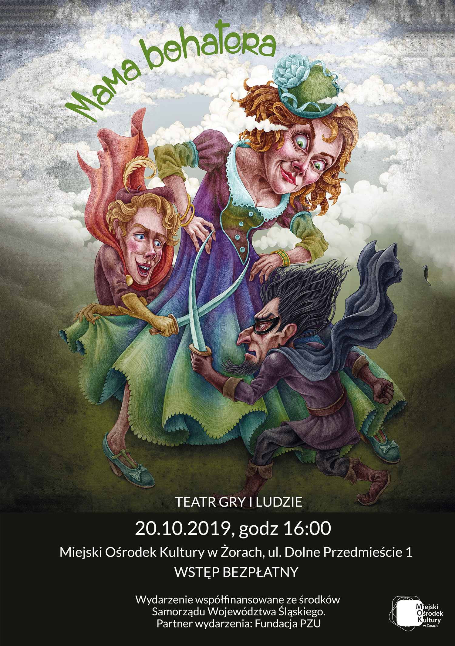 Teatralna niedziela w MOK - spektakl Mama bohatera