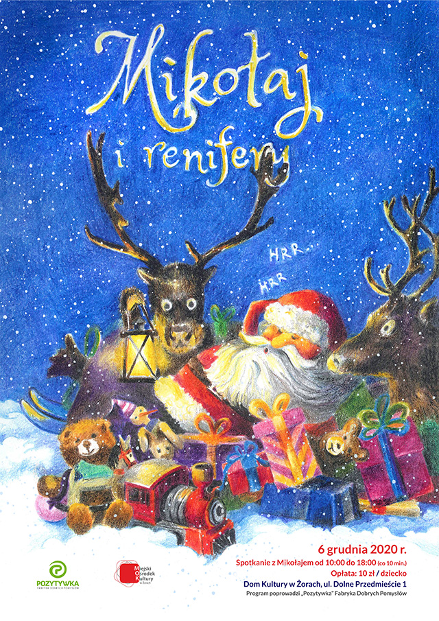 Ho, ho, ho! Mikołaj i renifery w Domu Kultury