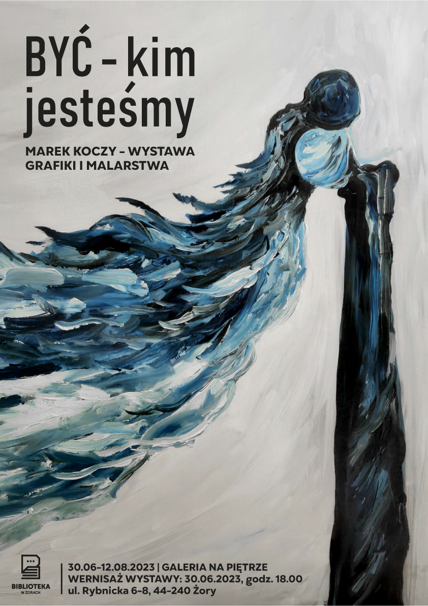 Wystawa grafiki i malarstwa Marka Koczego w żorskiej bibliotece
