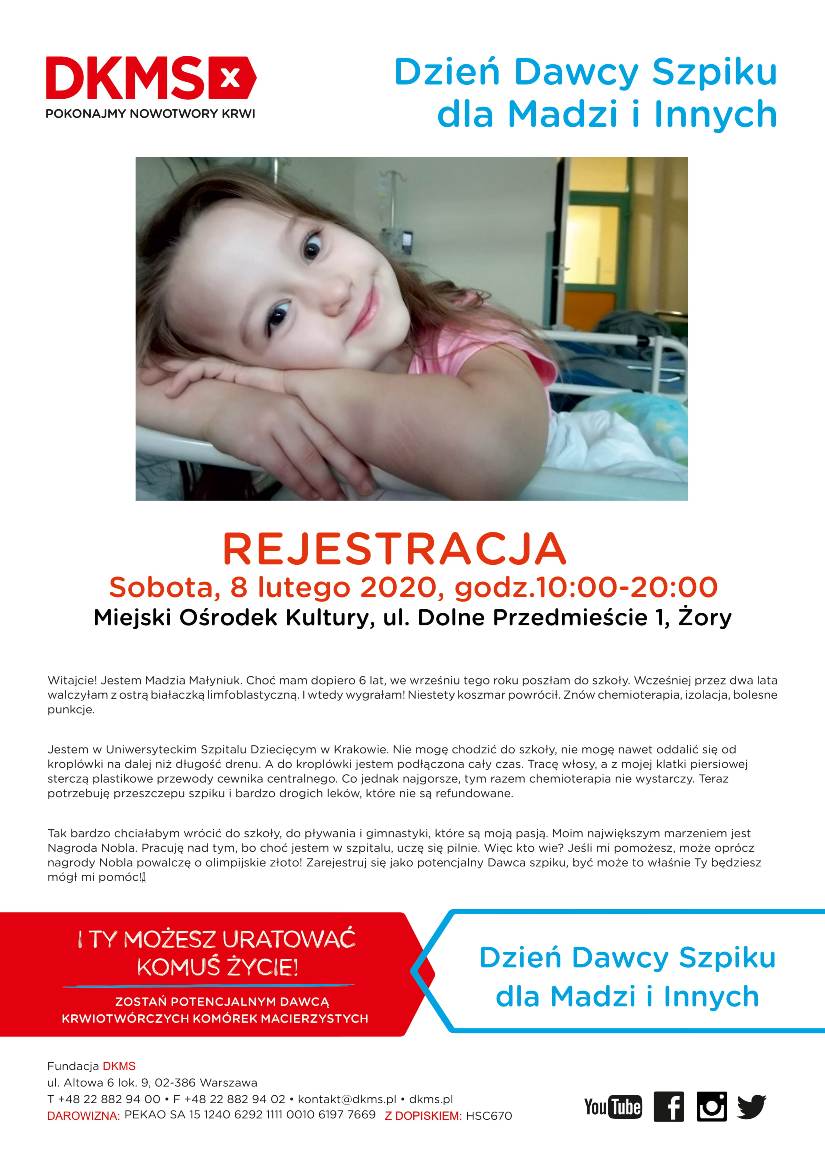 Dzień Dawcy Szpiku w Żorach