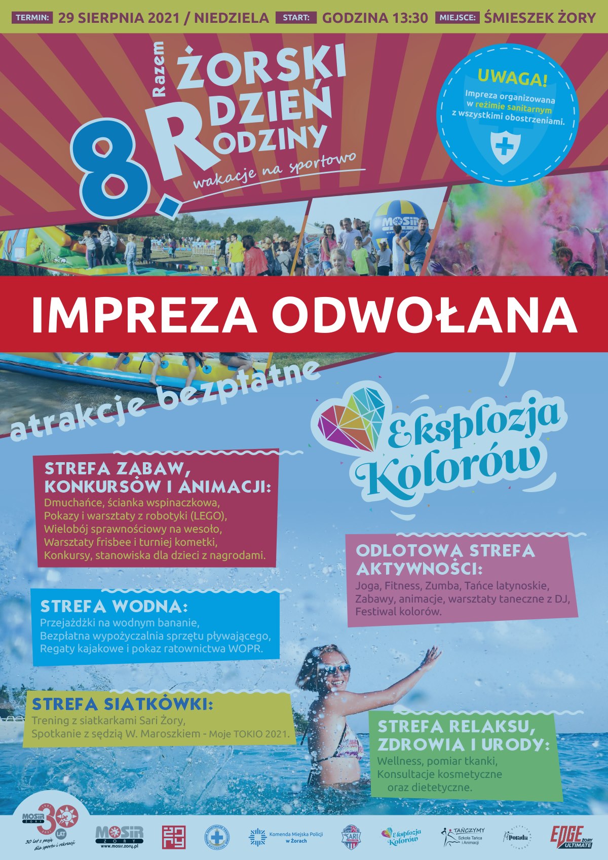 8. Żorski Dzień Rodziny - impreza odwołana