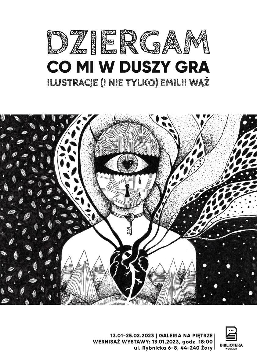 "Dziergam co mi w duszy gra", czyli wystawa Emilii Wąż w bibliotece