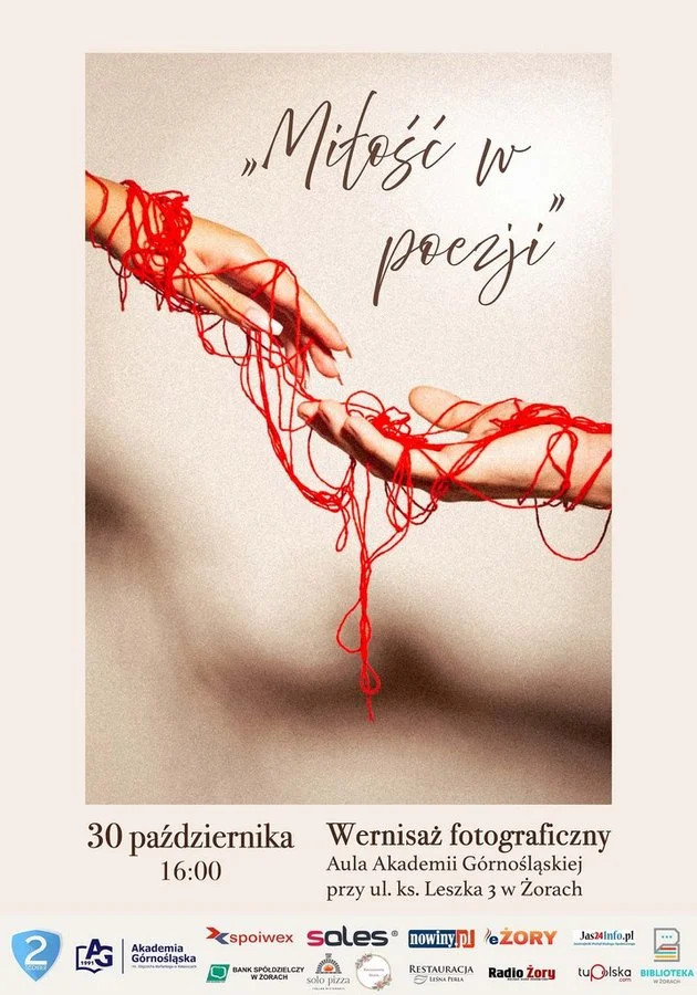  "Miłość w poezji" - wernisaż prac uczniów Zespołu Szkół nr 2 im. ks. prof. Józefa Tischnera w Żorach