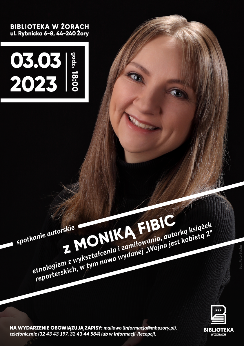 Spotkanie z Moniką Fibic w żorskiej bibliotece