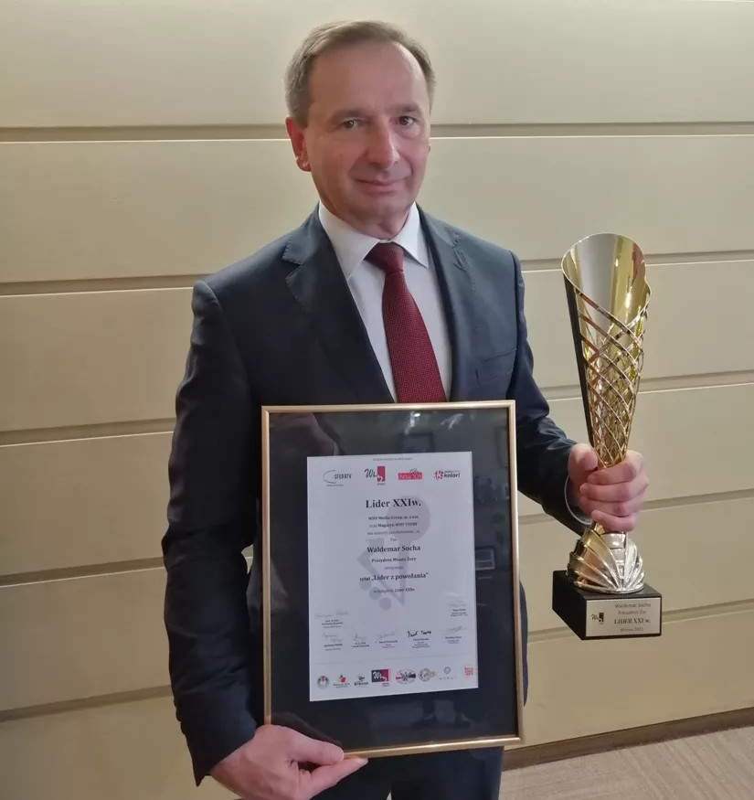 Prezydent Żor z tytułem Lidera XXI Wieku