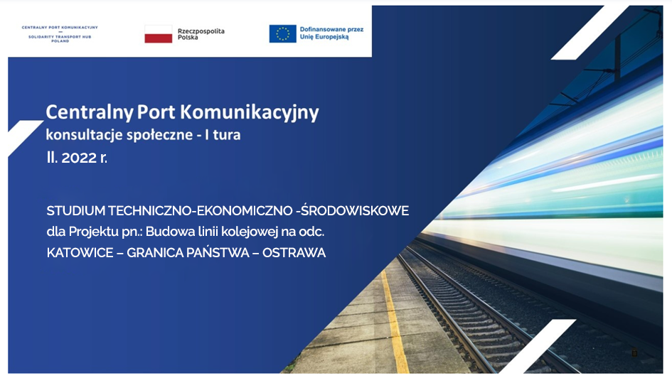 Spotkanie online, dotyczące budowy linii kolejowej nr 170
