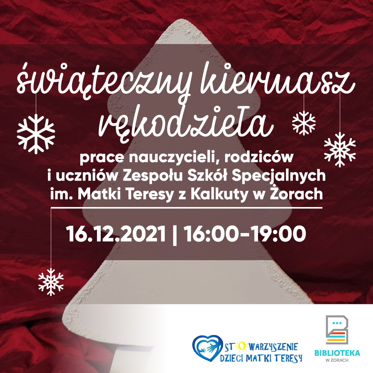 Świąteczny kiermasz rękodzieła w żorskiej bibliotece