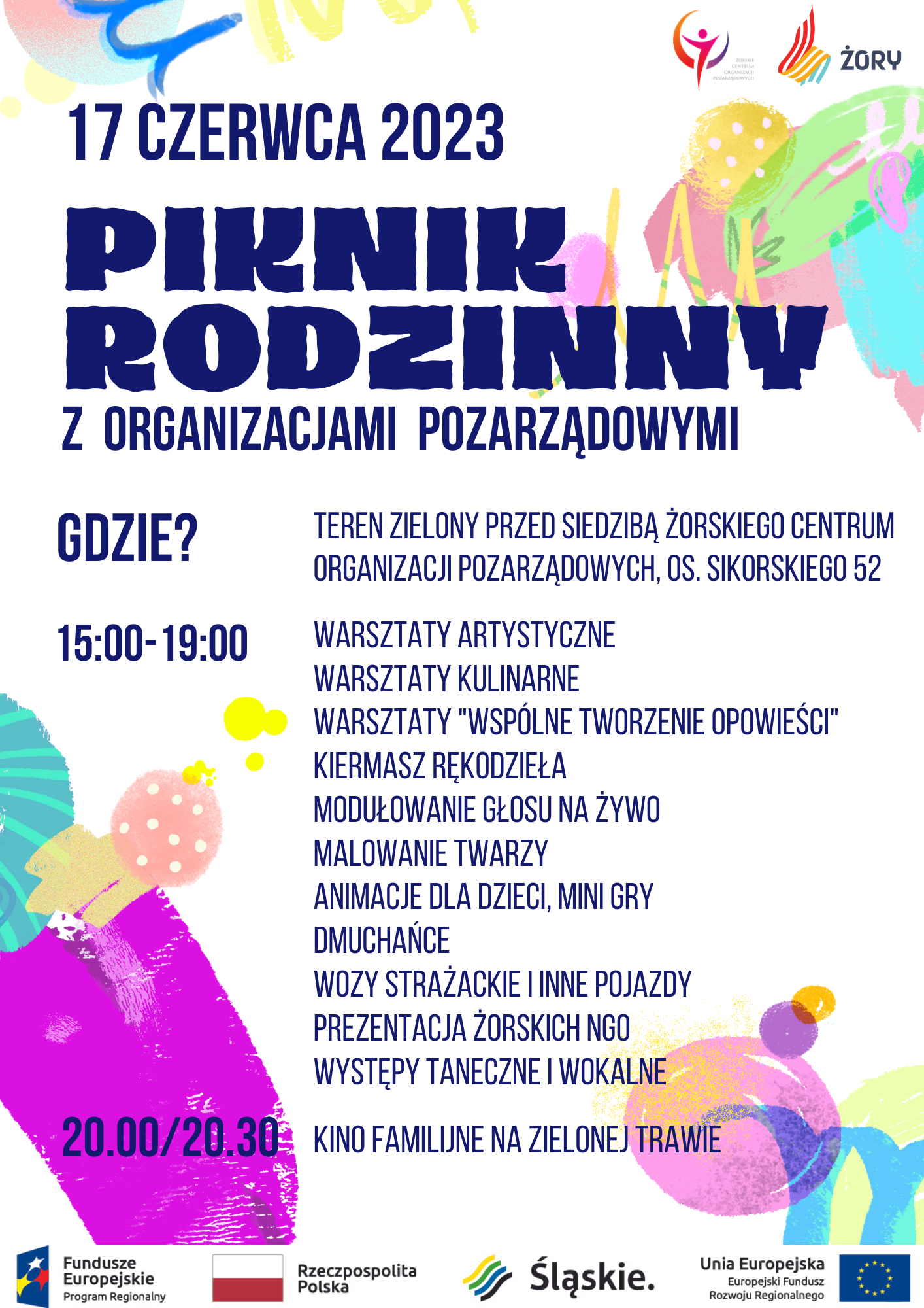 Piknik Rodzinny z Organizacjami Pozarządowymi już 17 czerwca!