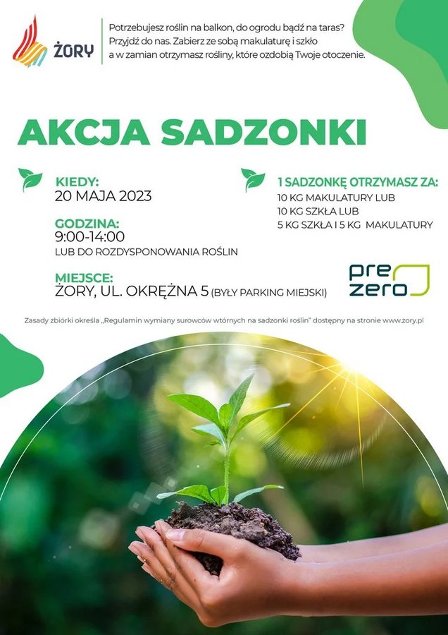 "Akcja Sadzonki" w Żorach - już 20 maja!