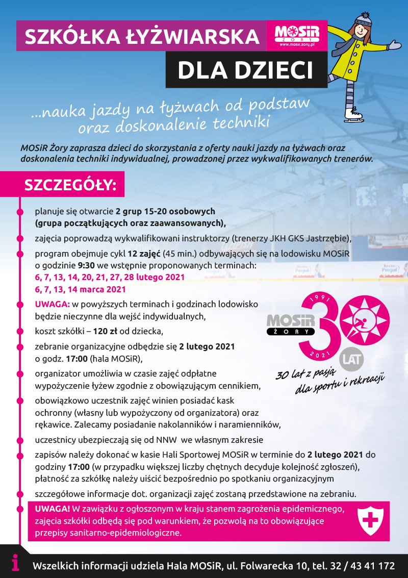 Szkółka nauki jazdy na łyżwach dla dzieci