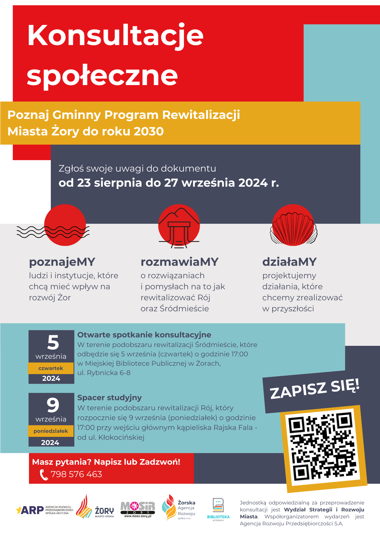 Konsultacje społeczne "Gminnego Programu Rewitalizacji Miasta Żory do roku 2030"