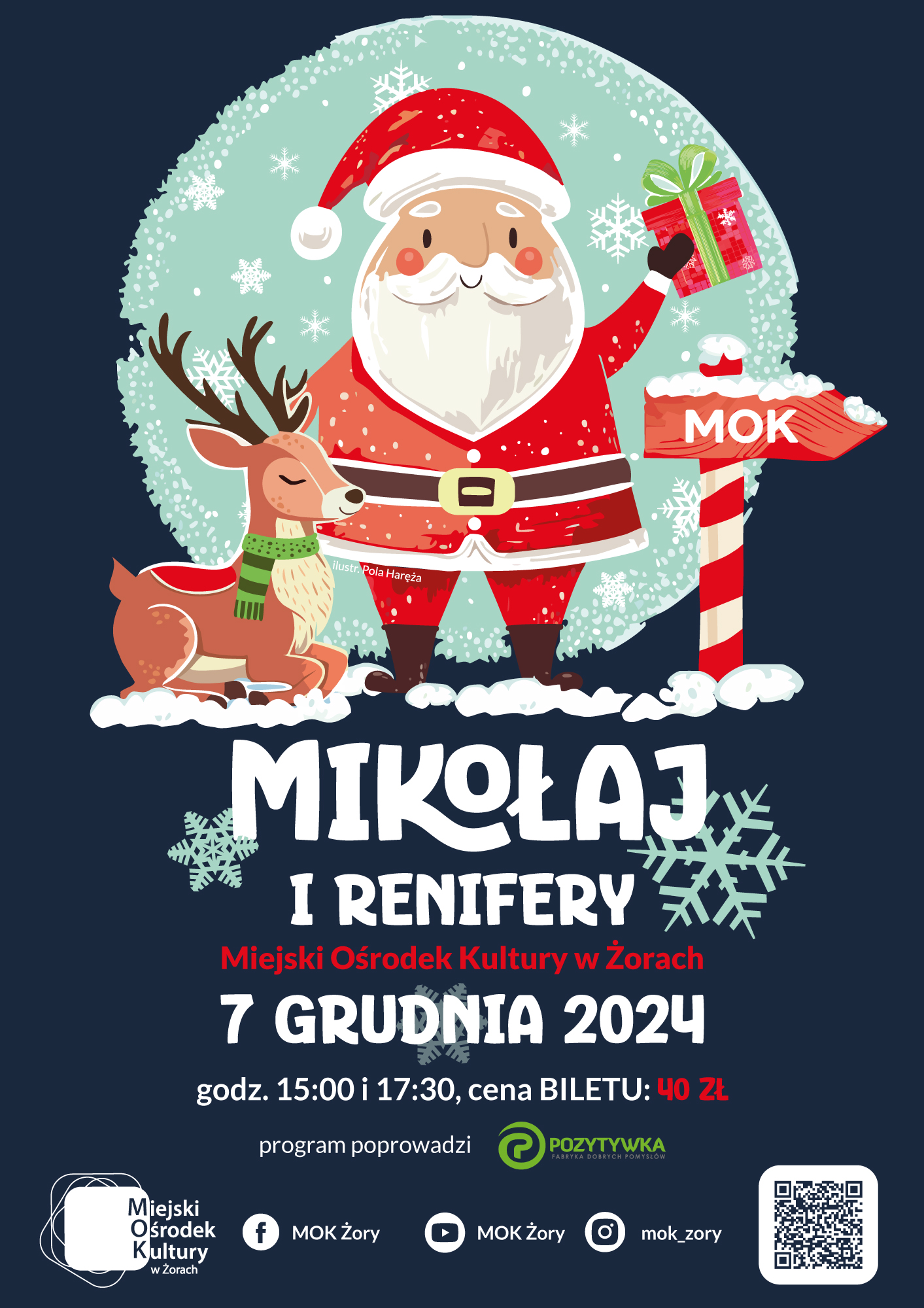 Spotkanie z Mikołajem i Reniferami w Domu Kultury już 7 grudnia