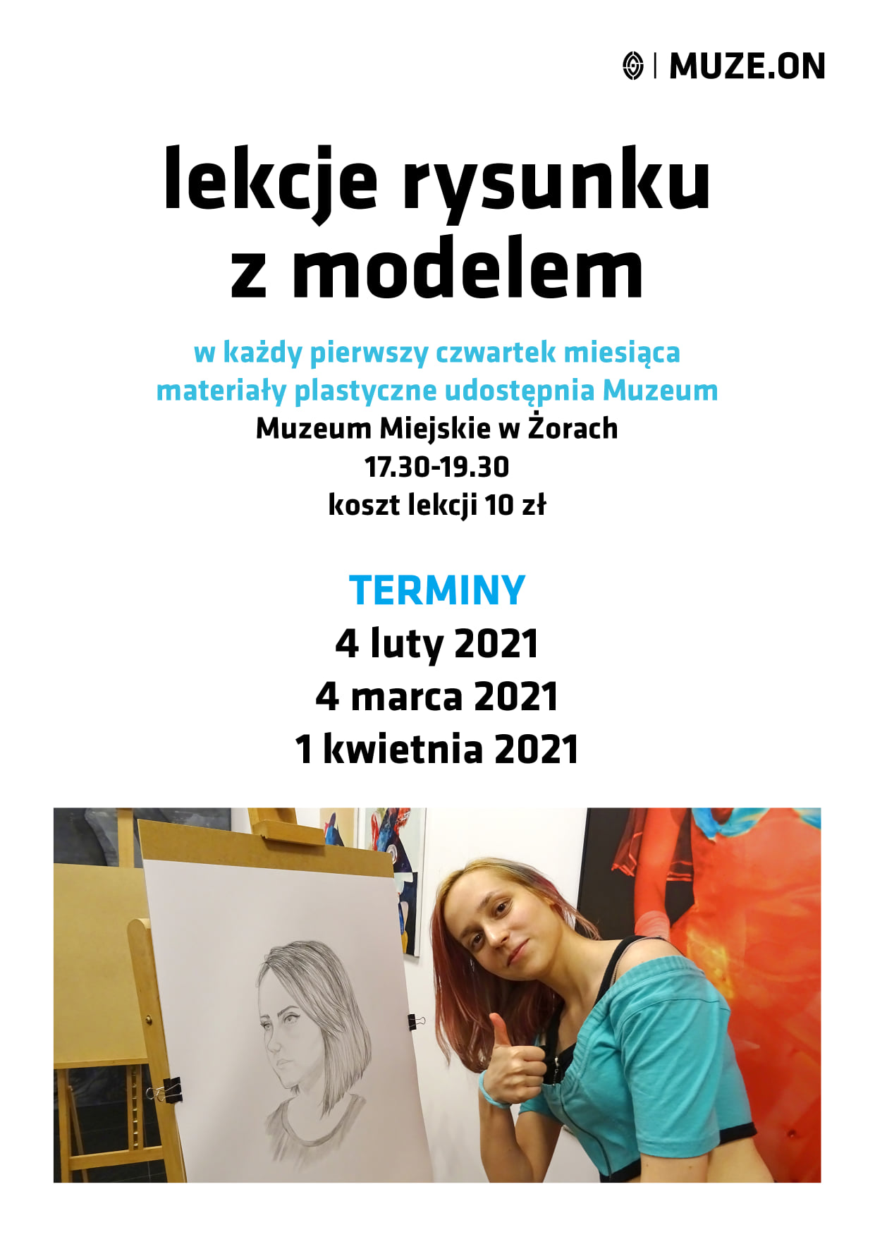 Warsztaty rysunku i malarstwa w żorskim Muzeum