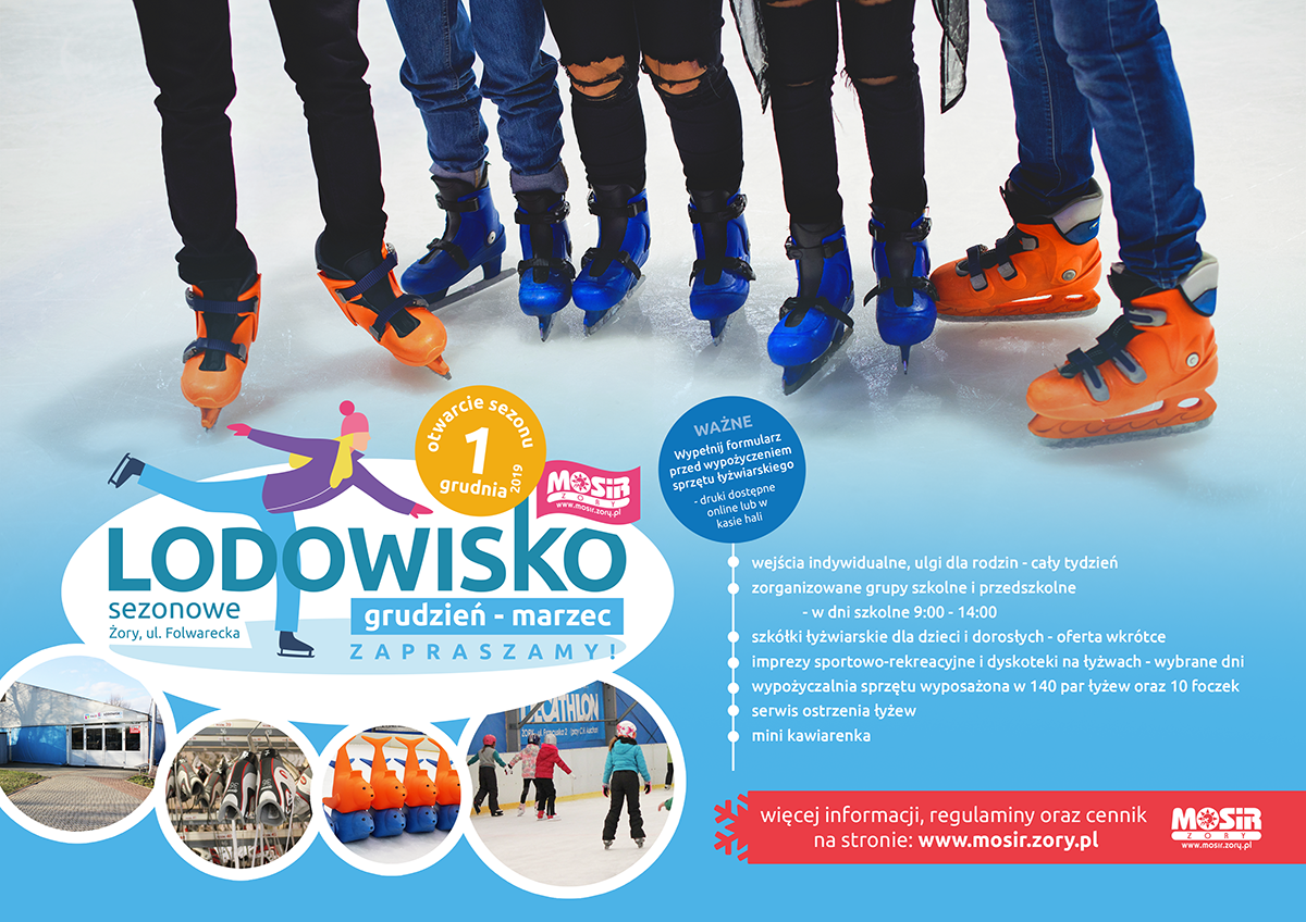 Od 1 grudnia rusza w Żorach sezonowe lodowisko!