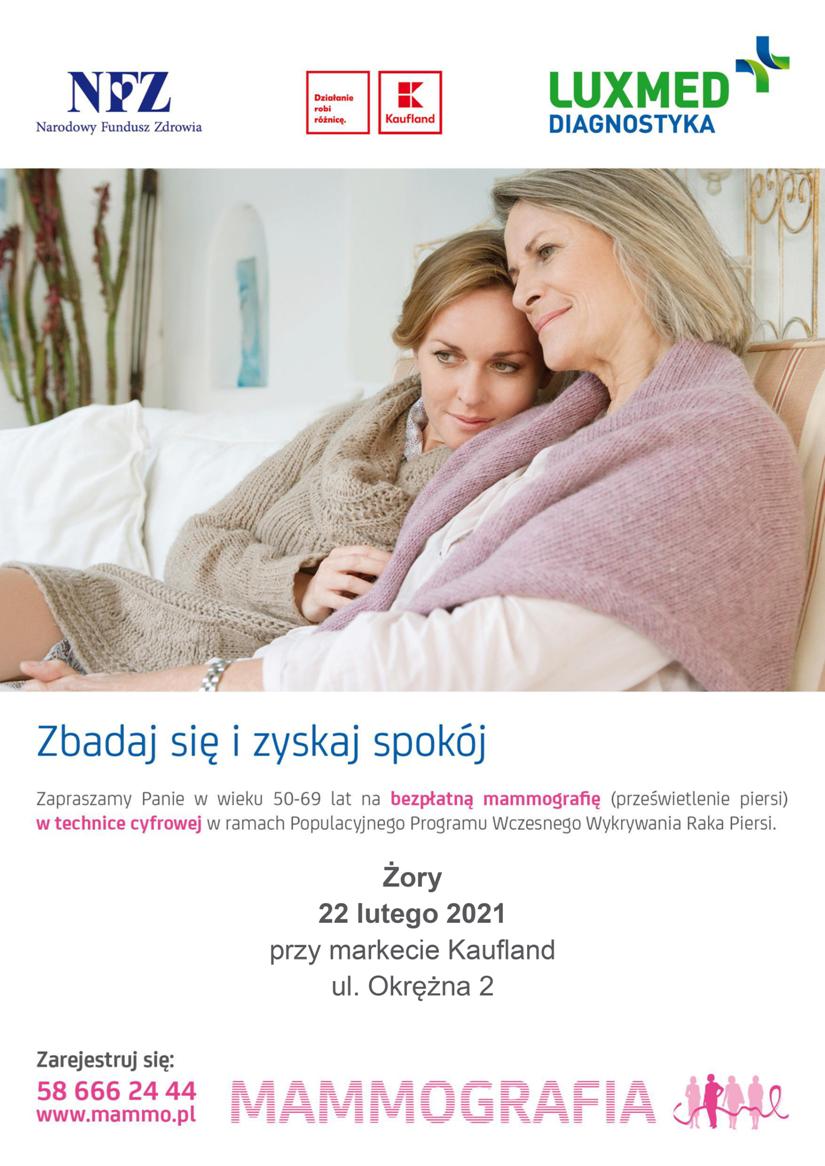 Zadbaj o swoje zdrowie i wykonaj bezpłatną mammografię