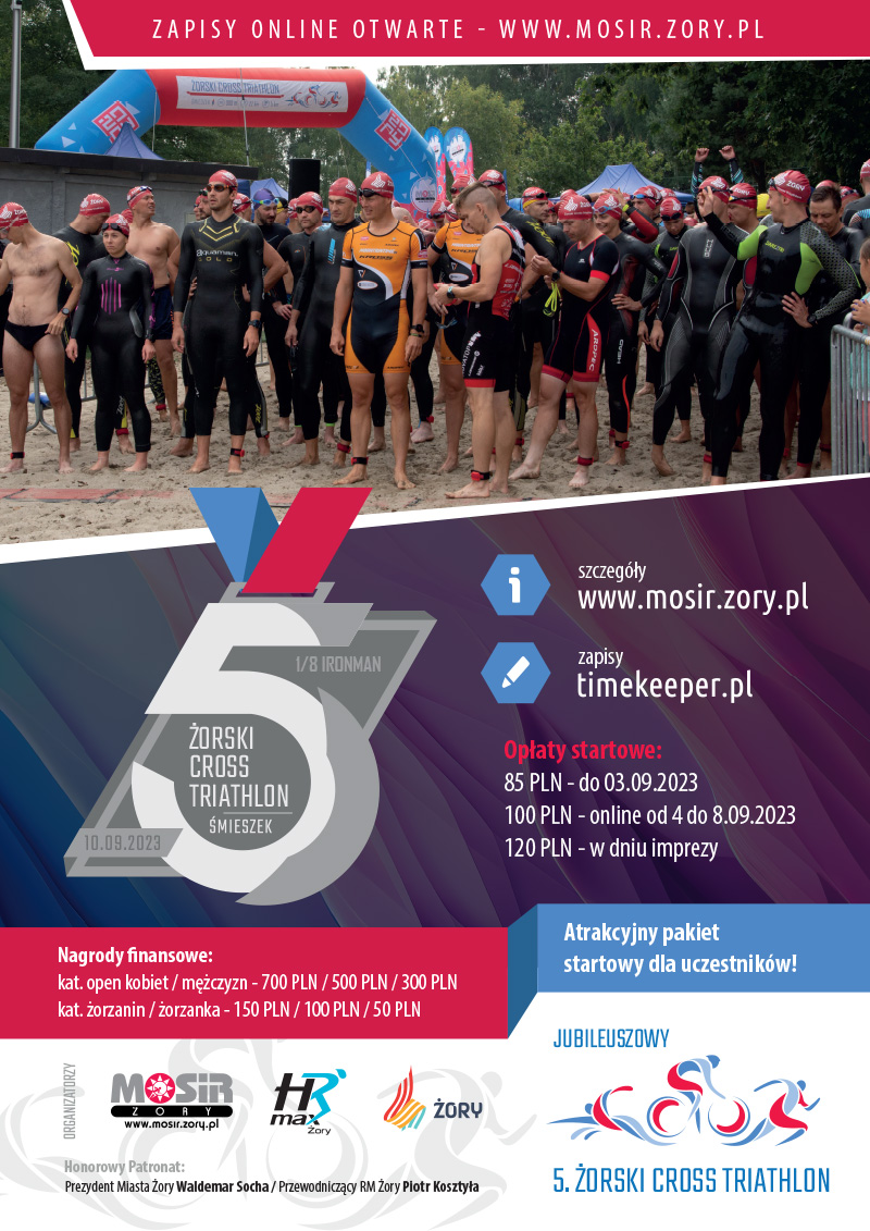 V Żorski Cross Triathlon - trwają zapisy