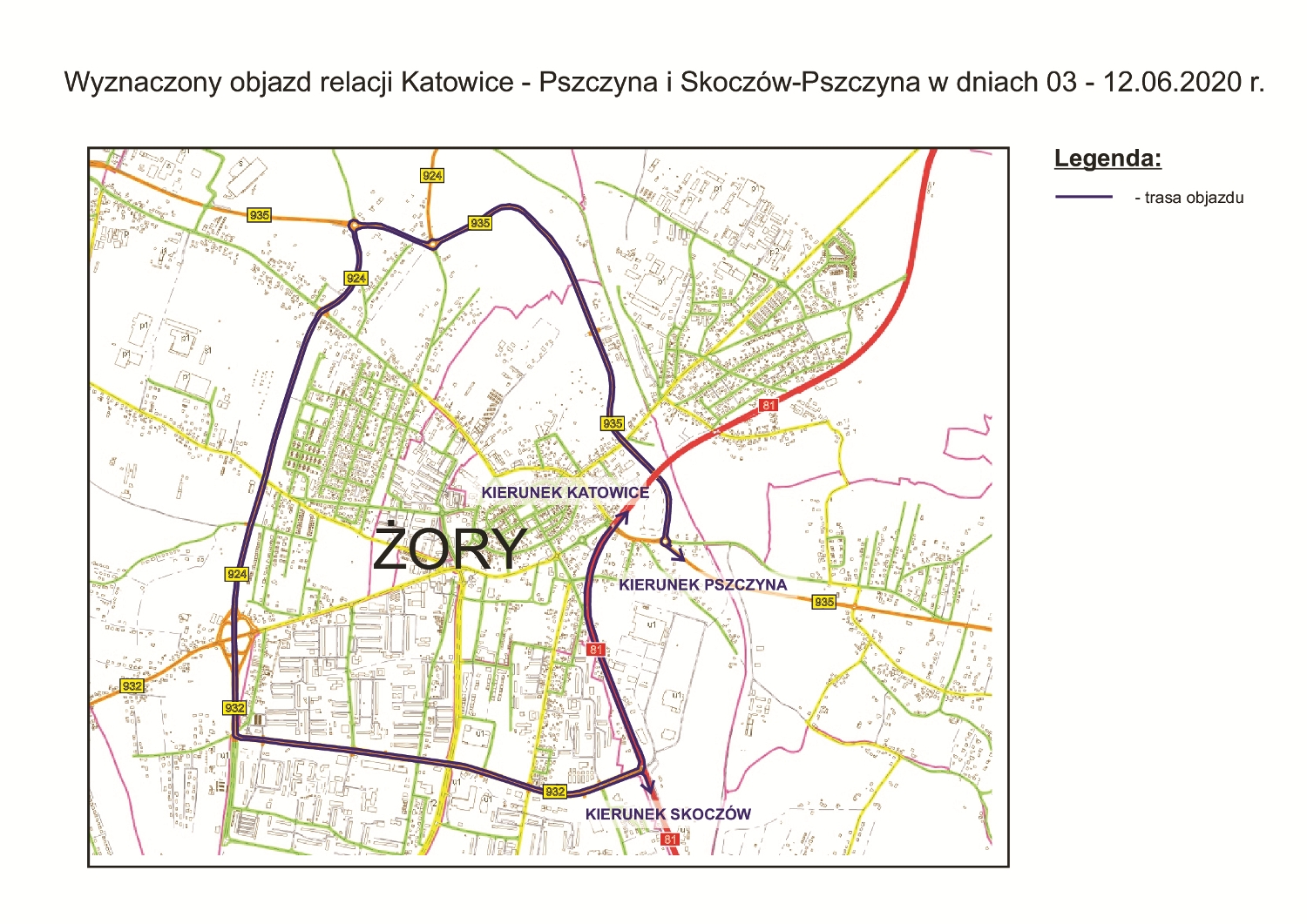 Uwaga kierowcy! Od 3 czerwca utrudnienia na ul. Pszczyńskiej