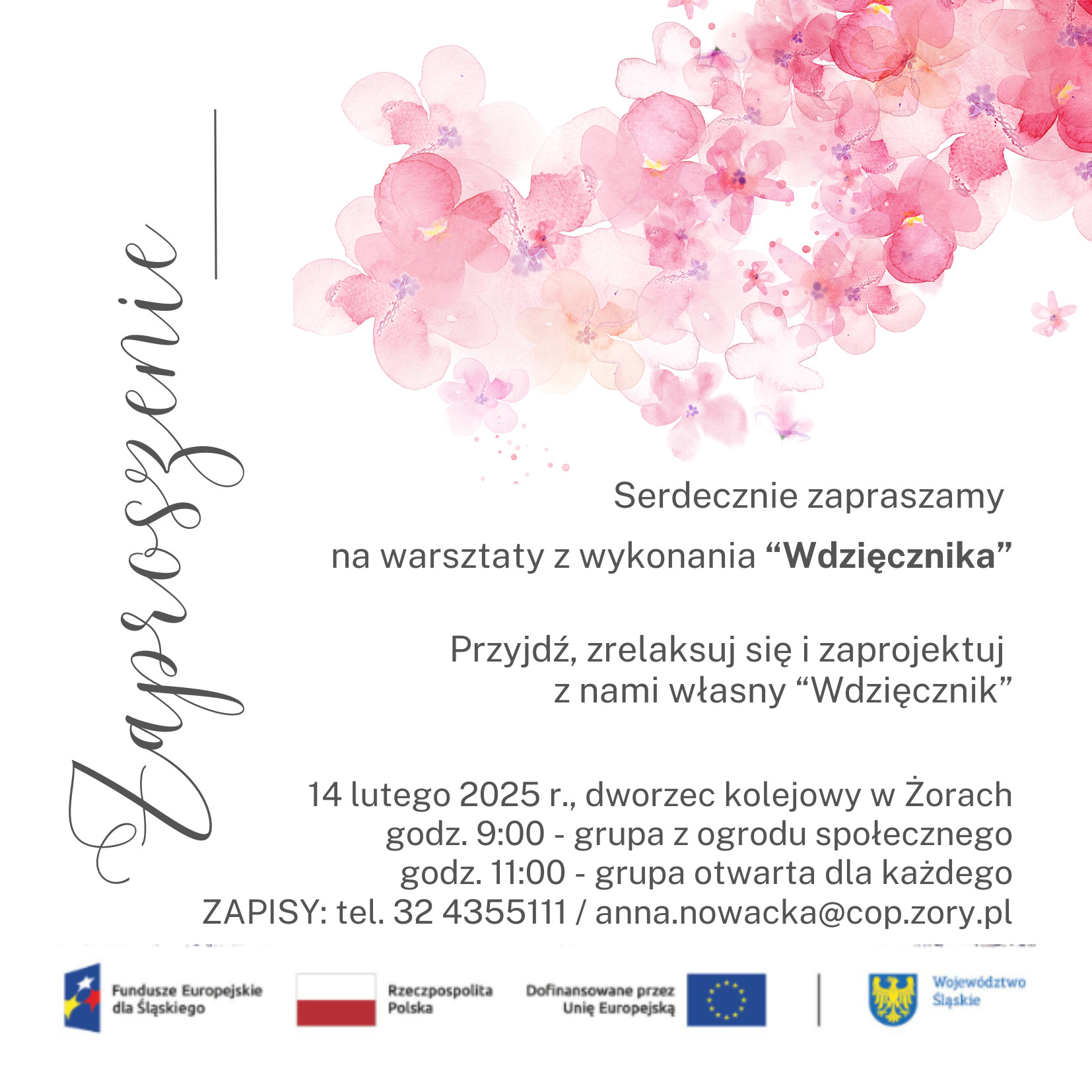 Przyjdź na warsztaty i wykonaj swój "wdzięcznik"
