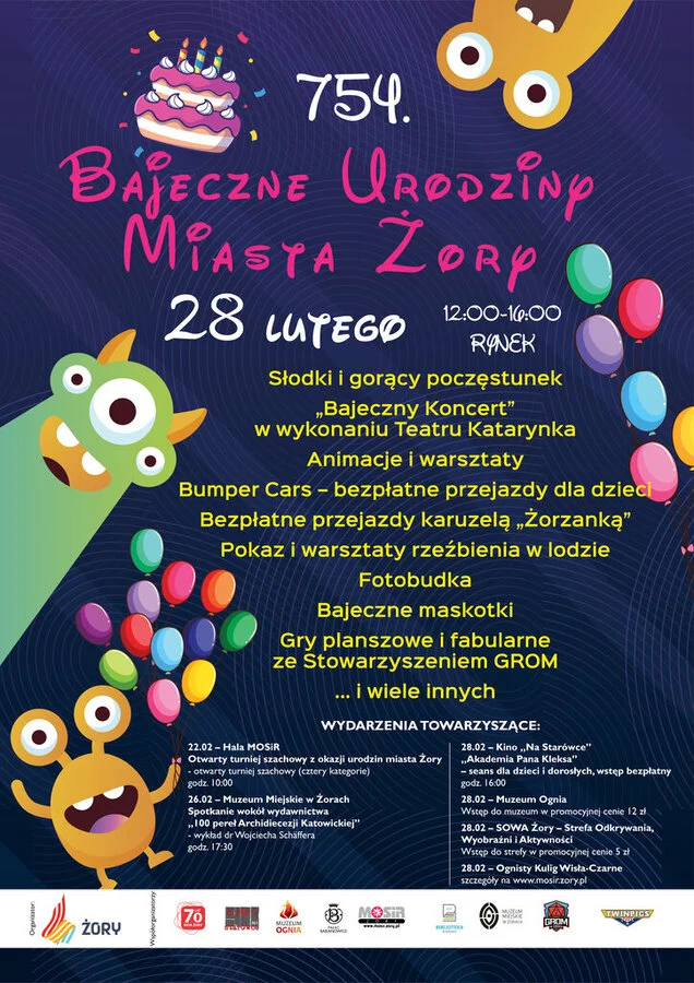 Bajkowe obchody 754. Urodzin Miasta Żory