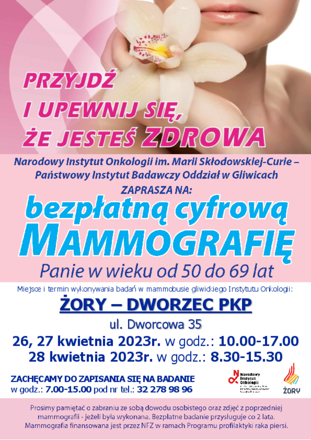 Bezpłatna mammografia dla kobiet w Żorach - dbaj o swoje zdrowie