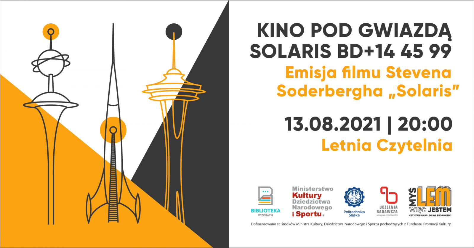 Kino pod gwiazdą Solaris w Letniej Czytelni