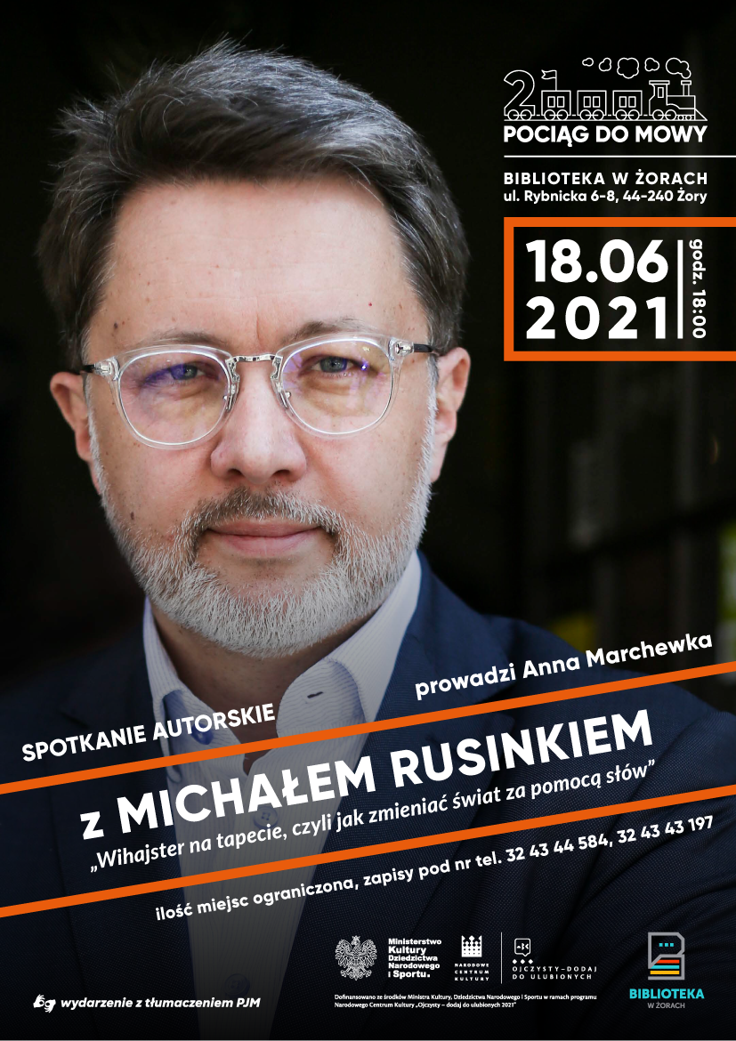 Spotkanie autorskie z Michałem Rusinkiem