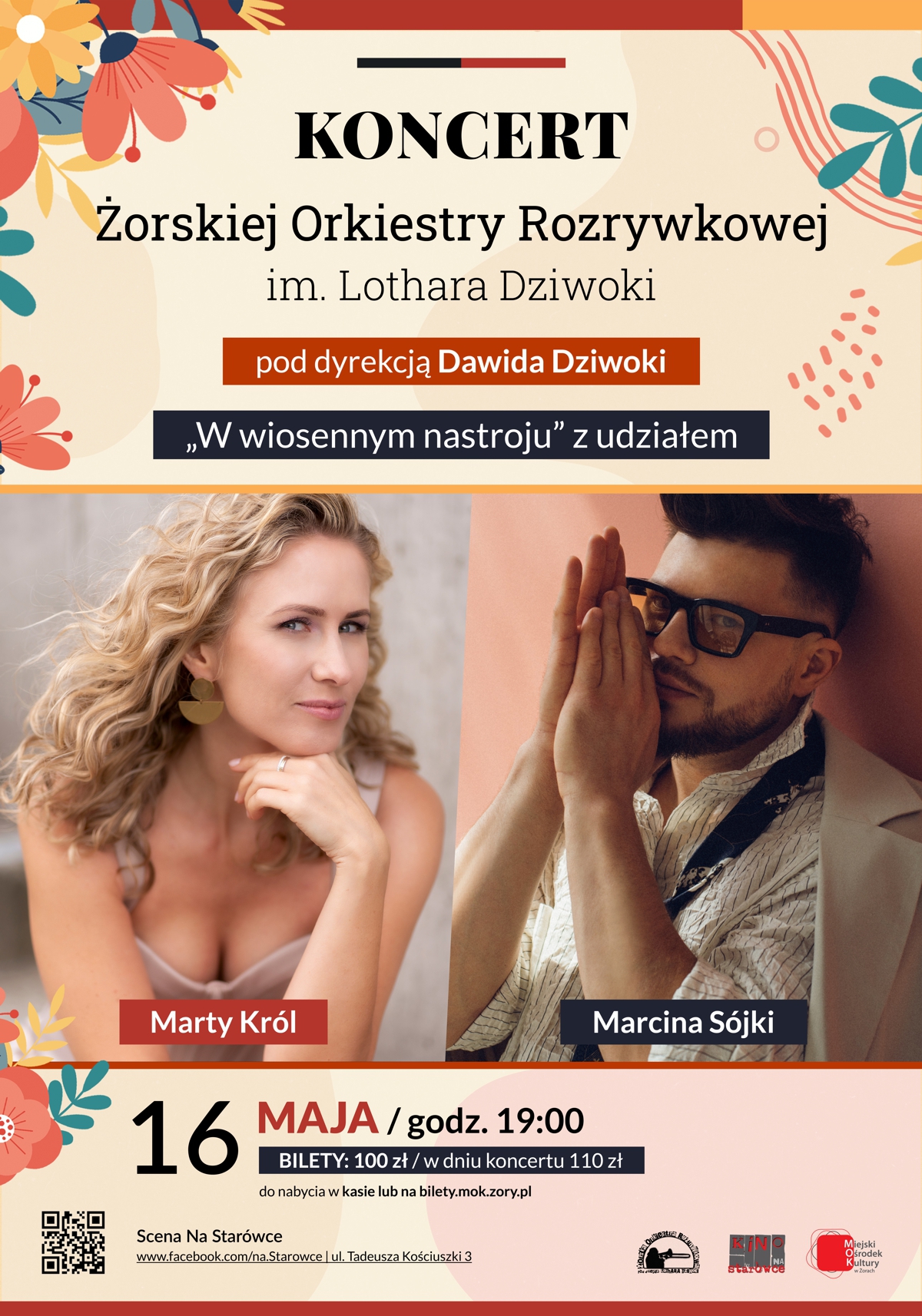 "W wiosennym nastroju". Koncert  Żorskiej Orkiestry Rozrywkowej im. Lothara Dziwoki
