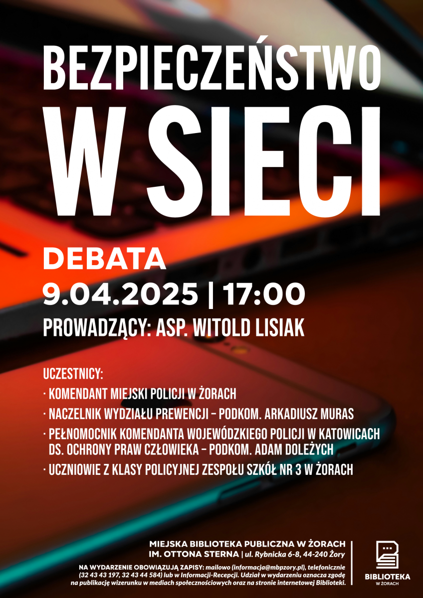 W bibliotece będą debatować na temat bezpieczeństwa w sieci