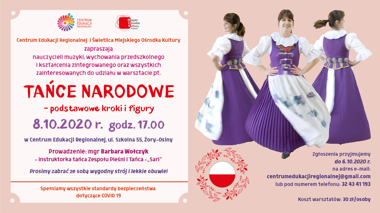 Tańce Narodowe - podstawowe kroki i figury