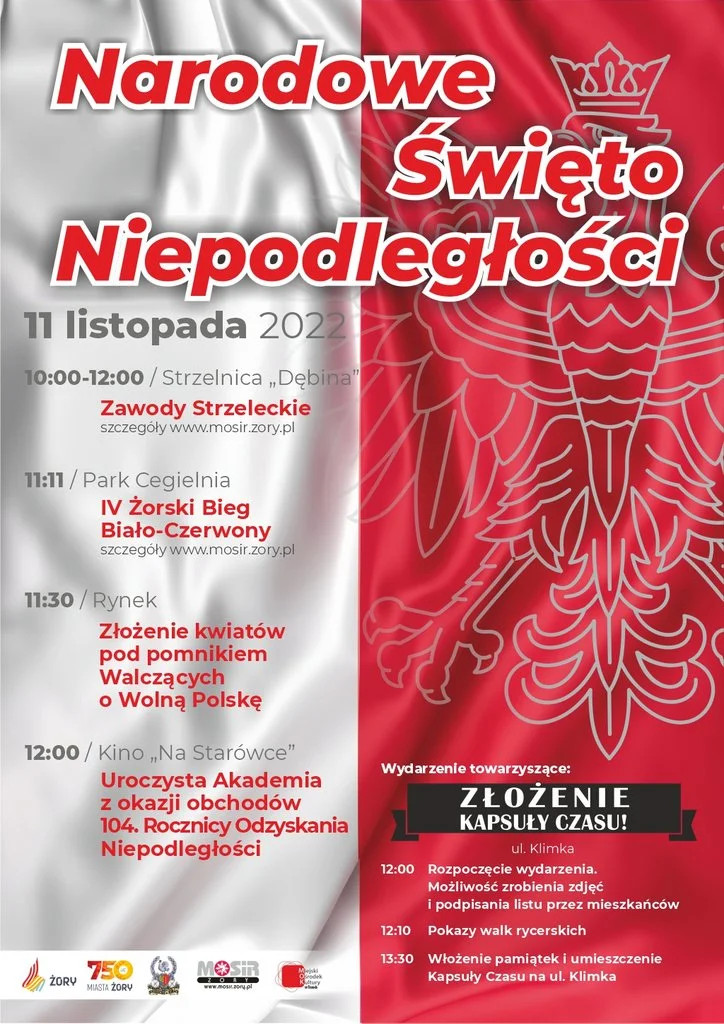 Obchody Narodowego Święta Niepodległości w Żorach