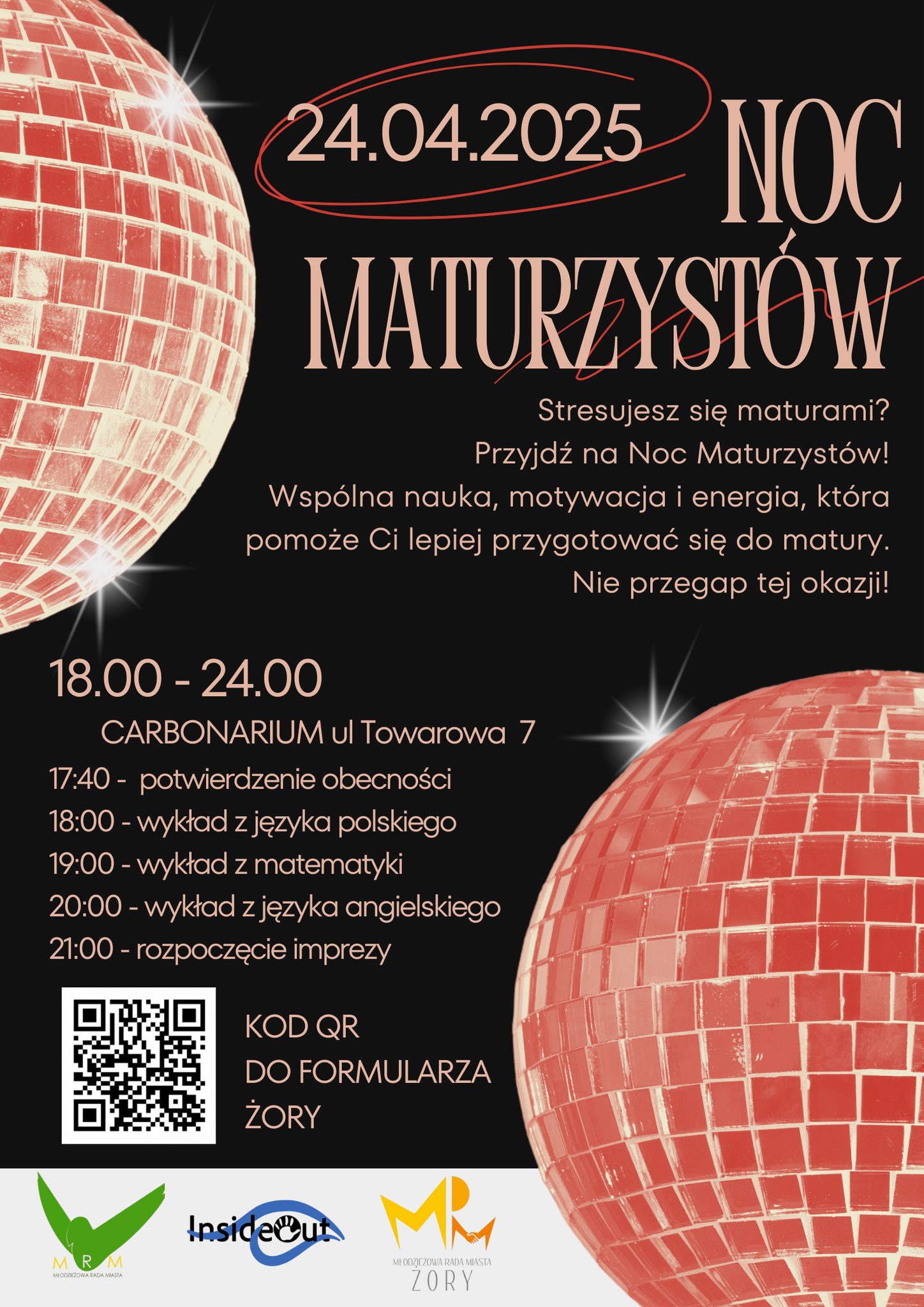 Czujesz presję przed zbliżającymi się maturami? "Wybierz się na Noc Maturzystów"!
