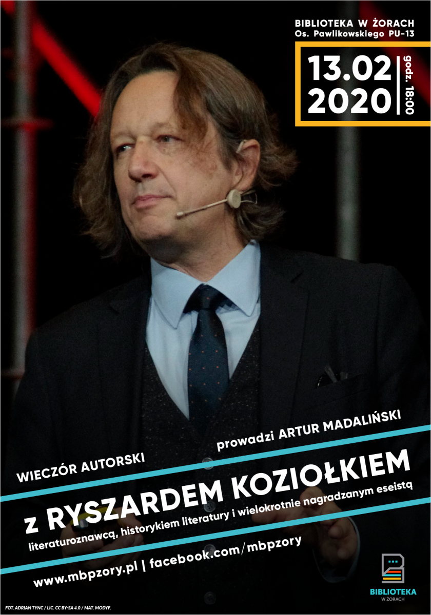 Spotkanie autorskie z Ryszardem Koziołkiem w Bibliotece